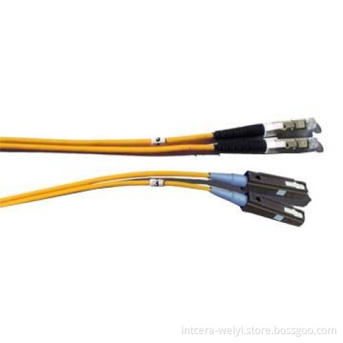 LC/PC-MU/PC SM DX Fiber Patch Cord with Low IL and High RL (0.9&2.0&3.0 Optional)